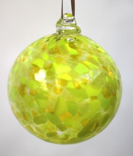 Click to view detail for DB-1033 Ornament -  Lime Green and Gold $37